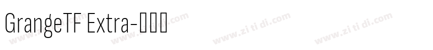 GrangeTF Extra字体转换